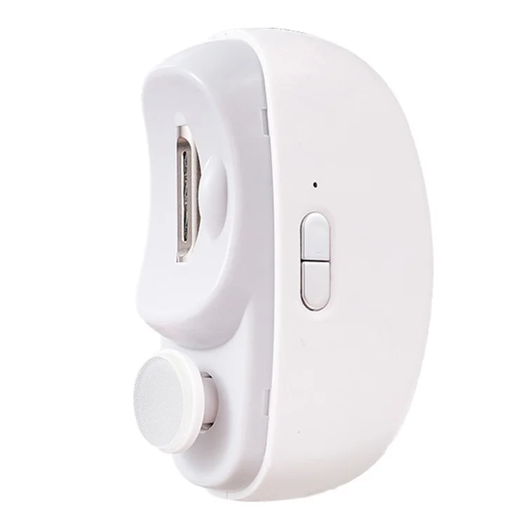 Automatic Nail Clipper 2 In-1 Electric Nail Polisher Baby Nail Clipper - White