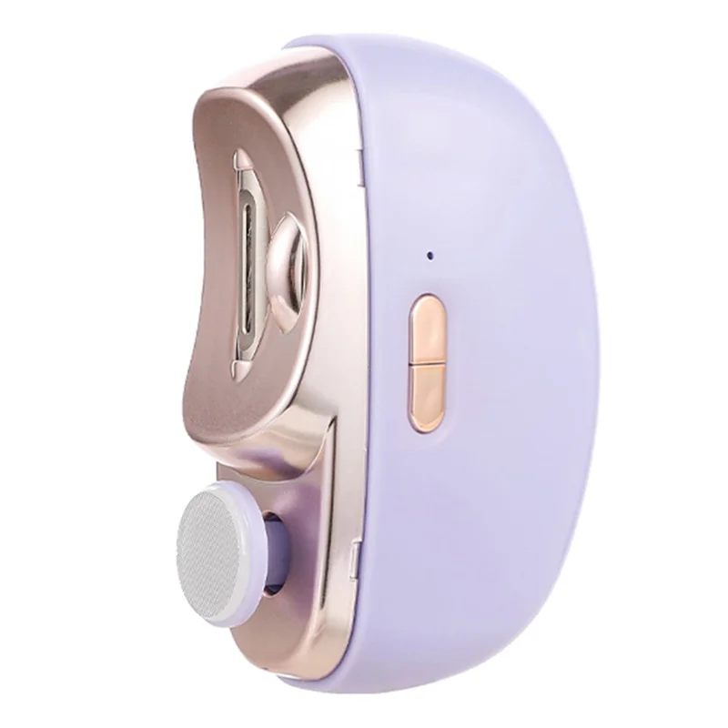 Automatic Nail Clipper 2 In-1 Electric Nail Polisher Baby Nail Clipper - Purple