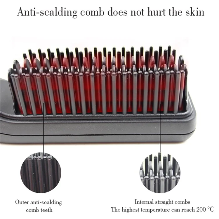 CNAIER AE506 Version Anglaise 2 en 1 Curling And Sdrening Mini Mini-use Multifonction Hair Saiderener Curler - Rose