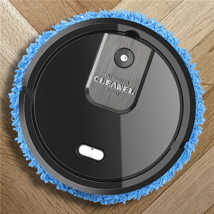 Aspirateur Robot K-555 2 en 1 Smart Sweep and Mop avec Aspiration Puissante pour Poils d'Animaux de Compagnie et Sols Durs - Noir