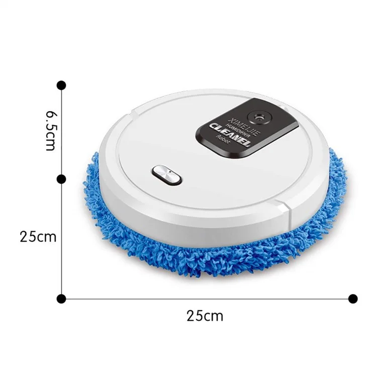 Aspirateur Robot K-555 2 en 1 Smart Sweep and Mop avec Aspiration Puissante pour Poils d'Animaux de Compagnie et Sols Durs - Noir