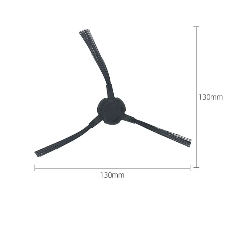 2 Pièces de Remplacement de Brosse Latérale pour Aspirateur Robot Ecovacs Deebot Ozmo U2 Pro / U2 DGN22 - Accessoire de Nettoyage des Bords