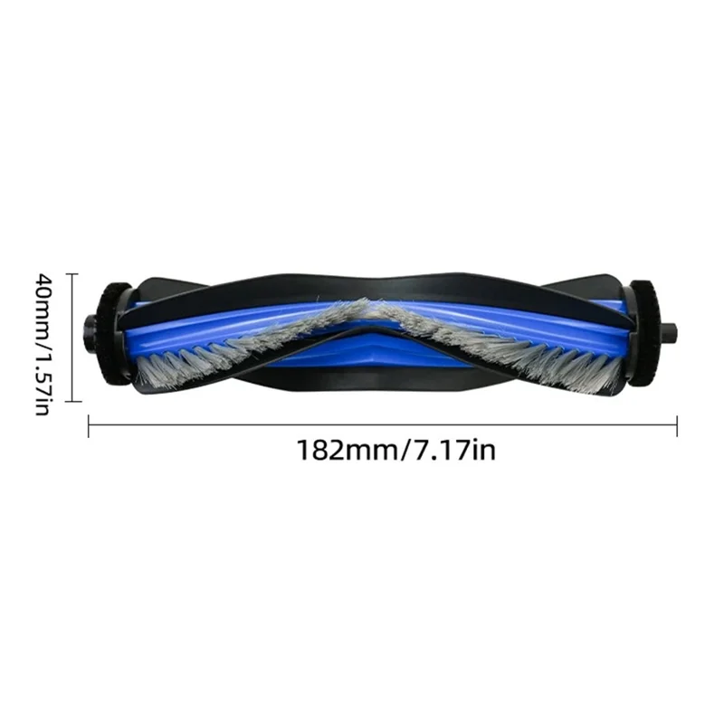 Escova Principal para Aspirador Robô Ecovacs Deebot X8 Pro / X8 Pro Omni / N30 Pro Omni / T50 / T80 - Peça de Reposição