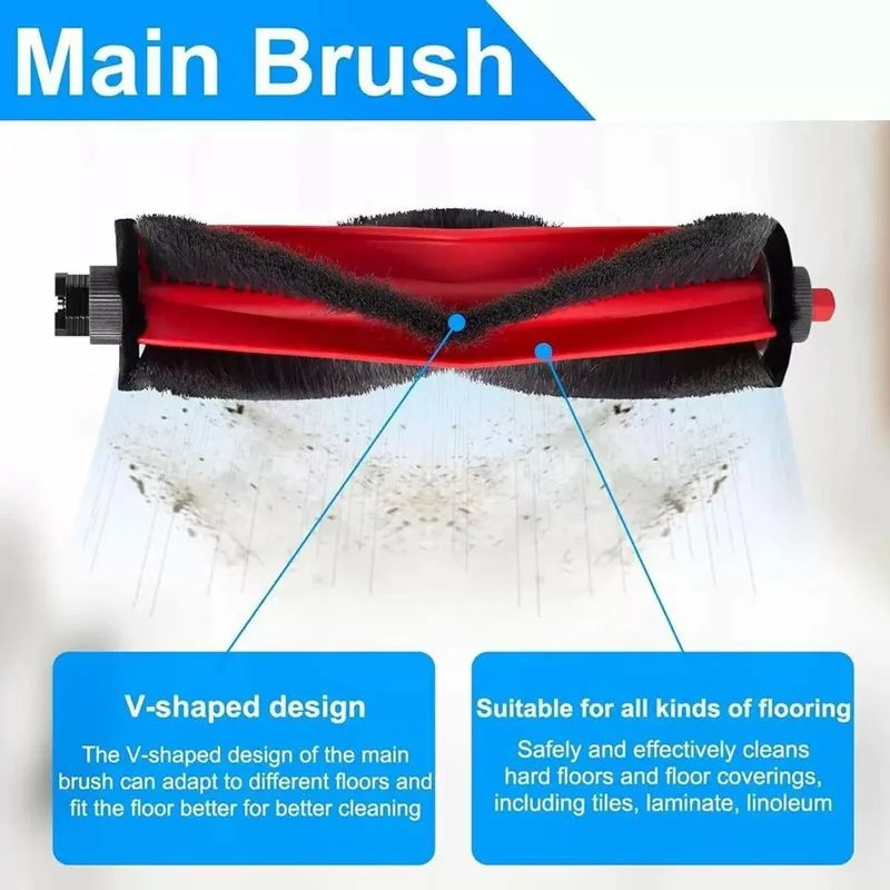 For Roborock Q7 TF / Q7 TF+ Main Brush Vacuum Cleaner Roller Brush Replacement Part