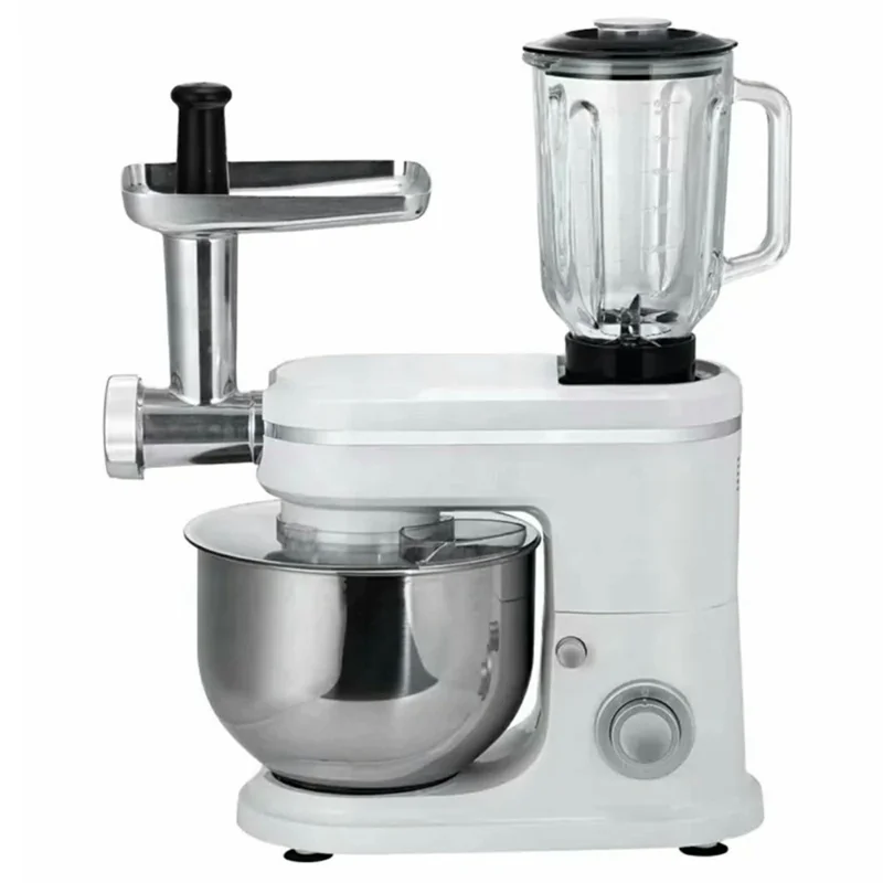 6L Electric Kitchen Stand Mixer 3 in 1 Dough Kneader Meat Grinder Juicer (BPA Free, No FDA) - EU Plug