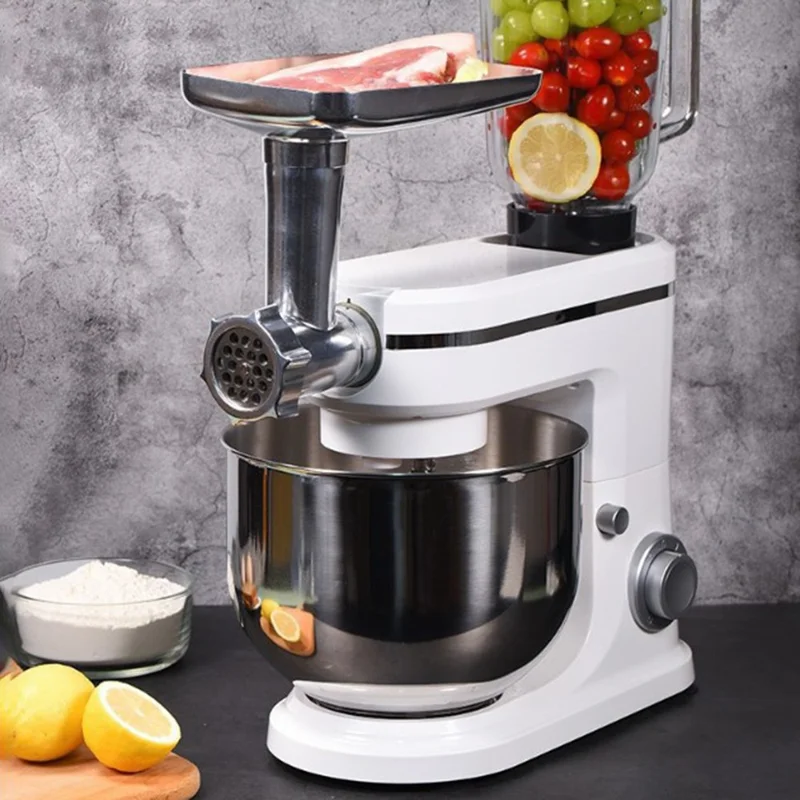 8L Electric Kitchen Stand Mixer 3 in 1 Dough Kneader Meat Grinder Juicer (BPA Free, No FDA) - EU Plug