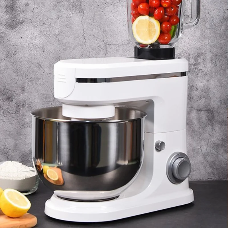 8L Electric Kitchen Stand Mixer 3 in 1 Dough Kneader Meat Grinder Juicer (BPA Free, No FDA) - EU Plug