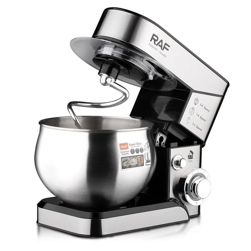 RAF R6683 Kitchen Stand Mixer 1000W 6 Speed Automatic Kneading Dough Whisking Machine (BPA Free, No FDA) - EU Plug