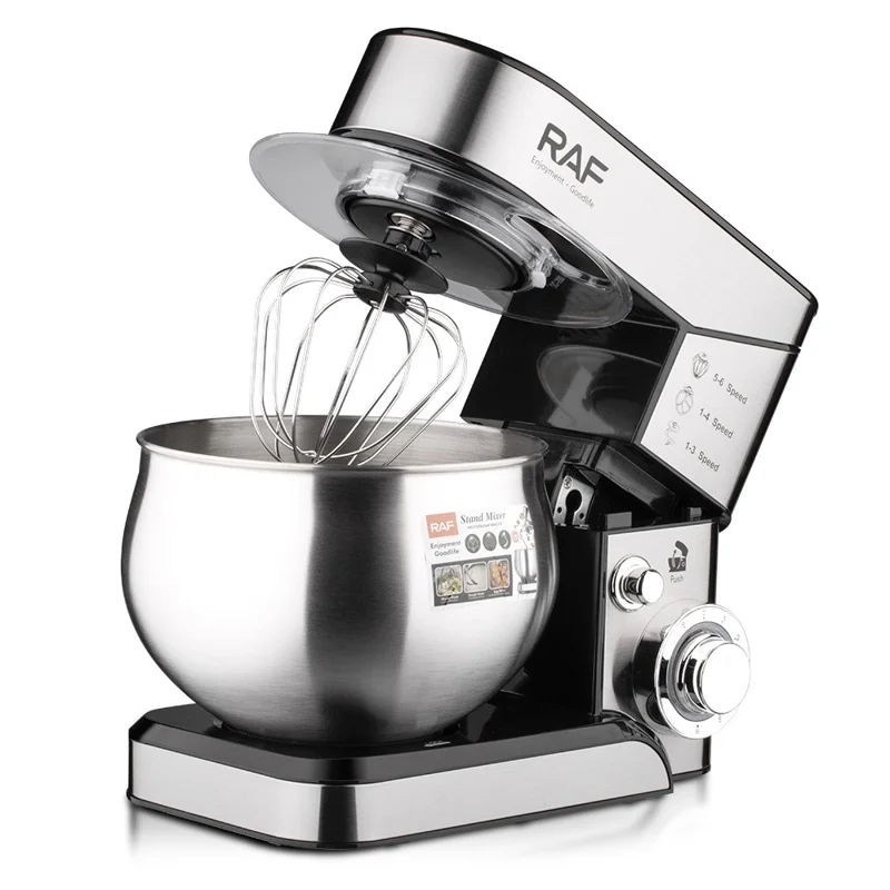 RAF R6683 Kitchen Stand Mixer 1000W 6 Speed Automatic Kneading Dough Whisking Machine (BPA Free, No FDA) - EU Plug
