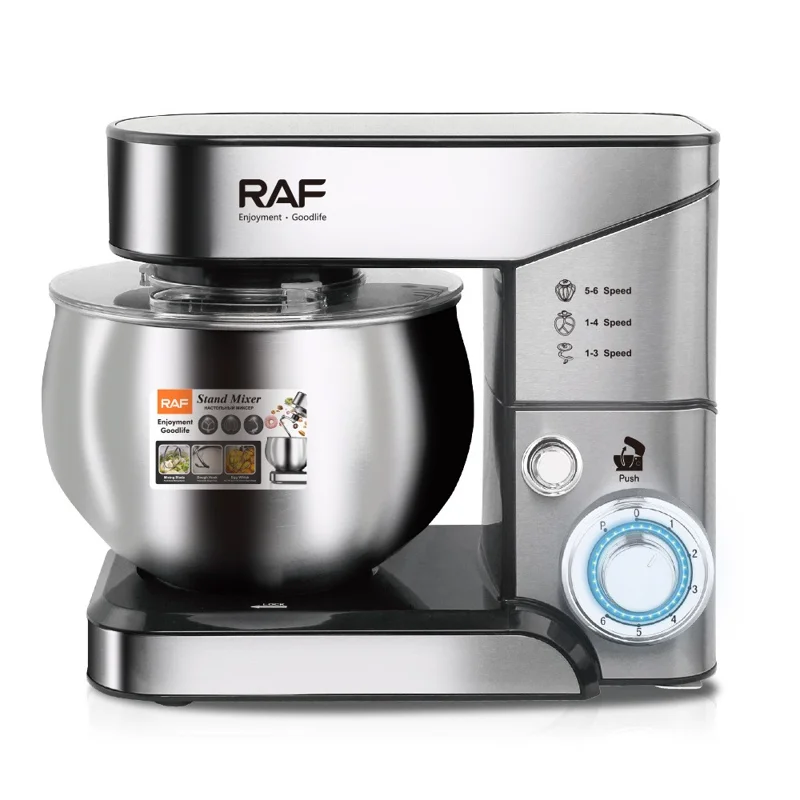 RAF R6683 Kitchen Stand Mixer 1000W 6 Speed Automatic Kneading Dough Whisking Machine (BPA Free, No FDA) - EU Plug