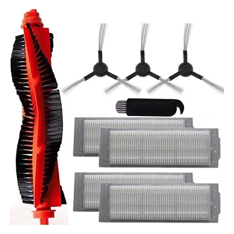 Replacement Brush and Filter Set for Xiaomi Mi Robot Vacuum 2S  /  XMSTJQR2S  /  3C  /  STYJ02YM