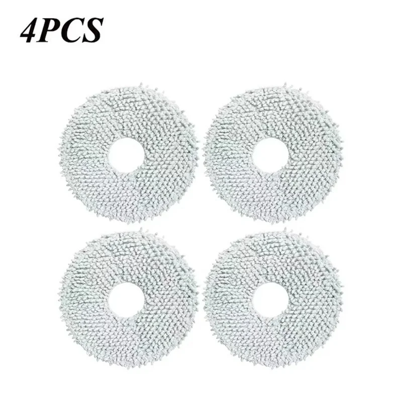 4Pcs Replacement Mop Pad for Xiaomi Robot Vacuum X10+ / X20+ / X10 / X20 Floor Cleaning Accessories