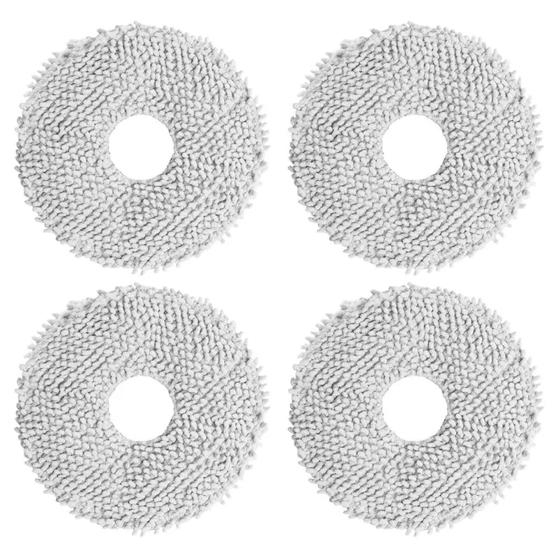 4Pcs Replacement Mop Pad for Xiaomi Robot Vacuum X10+ / X20+ / X10 / X20 Floor Cleaning Accessories