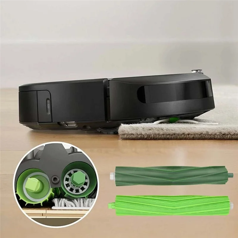 8Pcs Replacement Parts for iRobot Roomba i3  /  i4  /  i6  /  i7  /  E5  /  E6 Main Brush + Side Brush + Filter Set