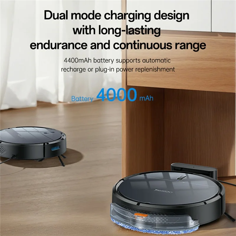 YESIDO EC22 2000Pa Suction Sweeping Robot Smart Navigation APP Control Floor Vacuum Cleaner