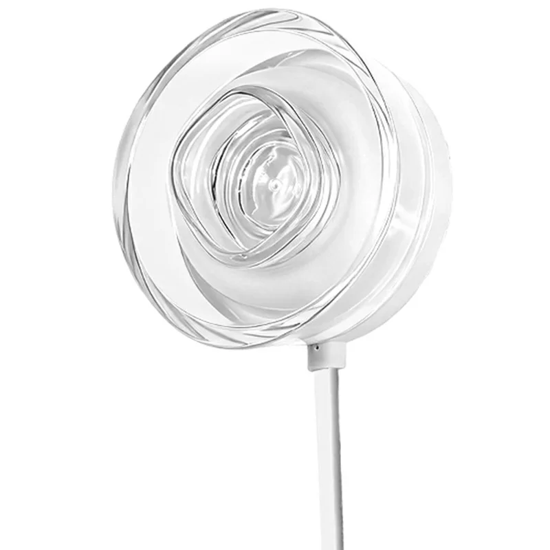 Oplaadstation voor Philips Elektrische Tandenborstel HX93 / HX99 / HX939 Kristal Roos Cover Ontwerp Inductieve Vervangende Oplaaddock - Wit / EU-stekker
