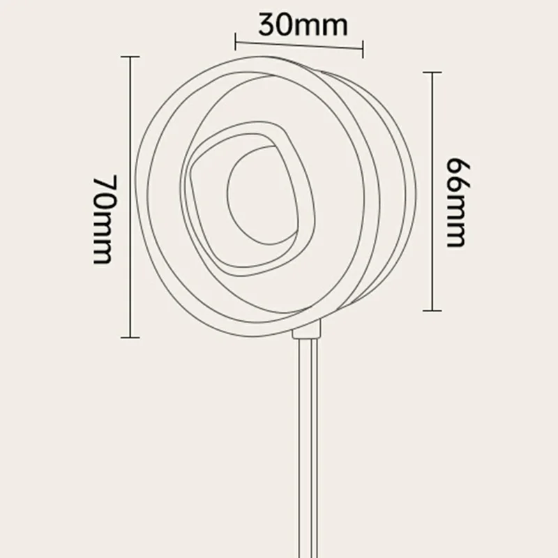Oplaadstation voor Philips Elektrische Tandenborstel HX93 / HX99 / HX939 Kristal Roos Cover Ontwerp Inductieve Vervangende Oplaaddock - Wit / EU-stekker