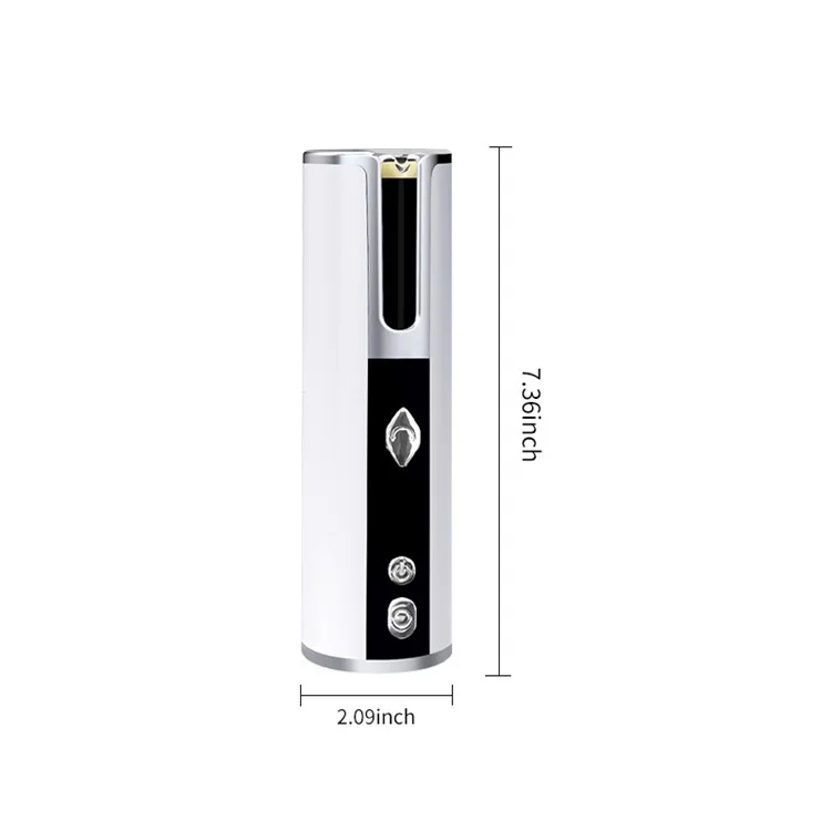 DYM-032 Intelligenter automatischer Lockenstab, Haarkamm, kabelloser Lockenstab, tragbar, Styling-Kamm für Frauen