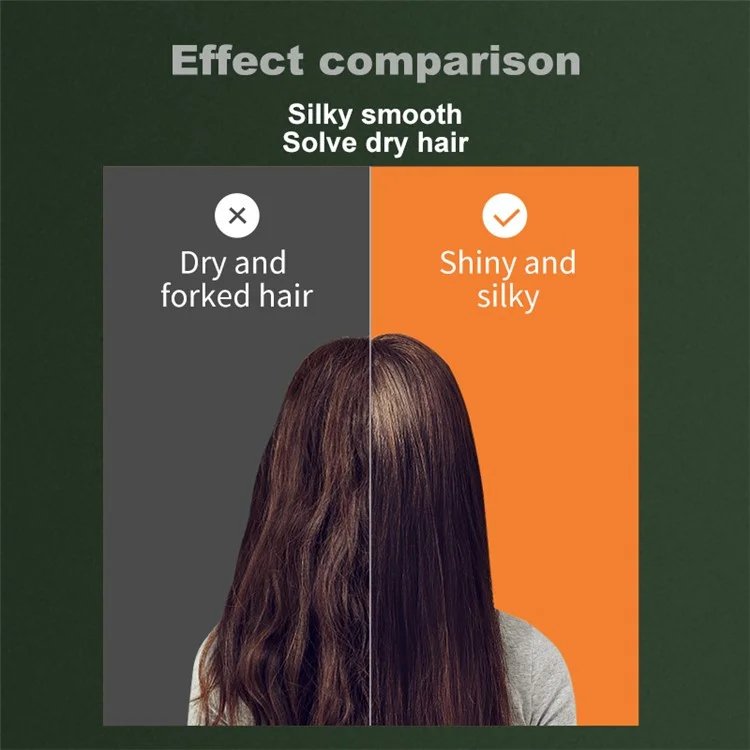 DYM-026 Portatile Piastra per Capelli Styling Pettine Arricciatore per Capelli con 3 Livelli di Temperatura, Riscaldamento Rapido in 30s - Spina USA