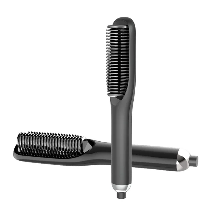 DYM-026 Portatile Piastra per Capelli Styling Pettine Arricciatore per Capelli con 3 Livelli di Temperatura, Riscaldamento Rapido in 30s - Spina USA