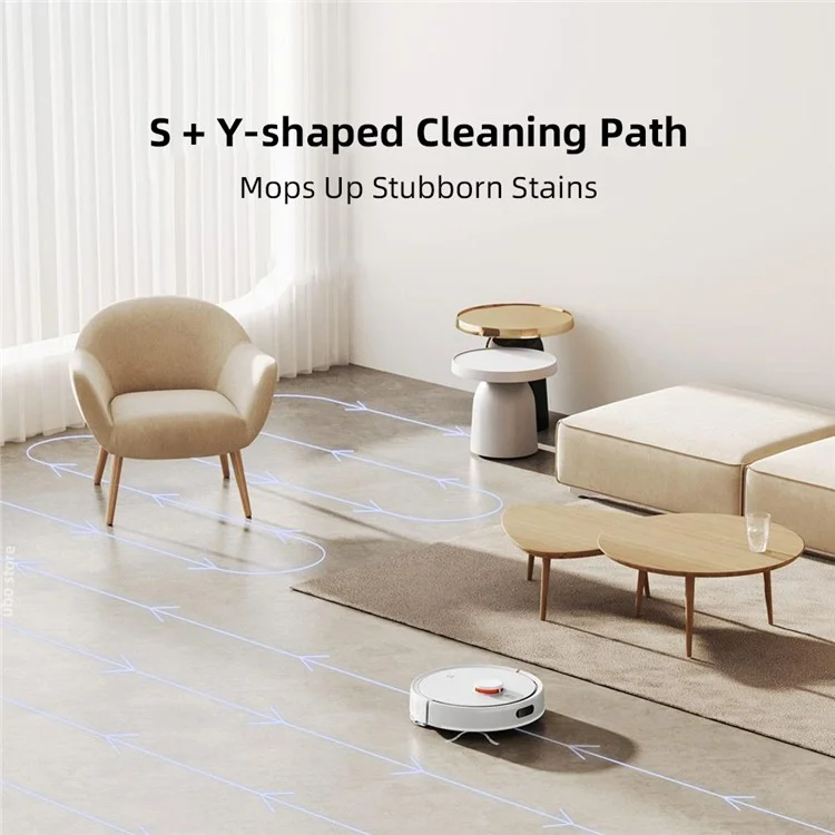 XIAOMI MIJIA C103 Sweeper Robot 3C Enhanced Edition 5000Pa Vacuum Cleaner, Clavija CN