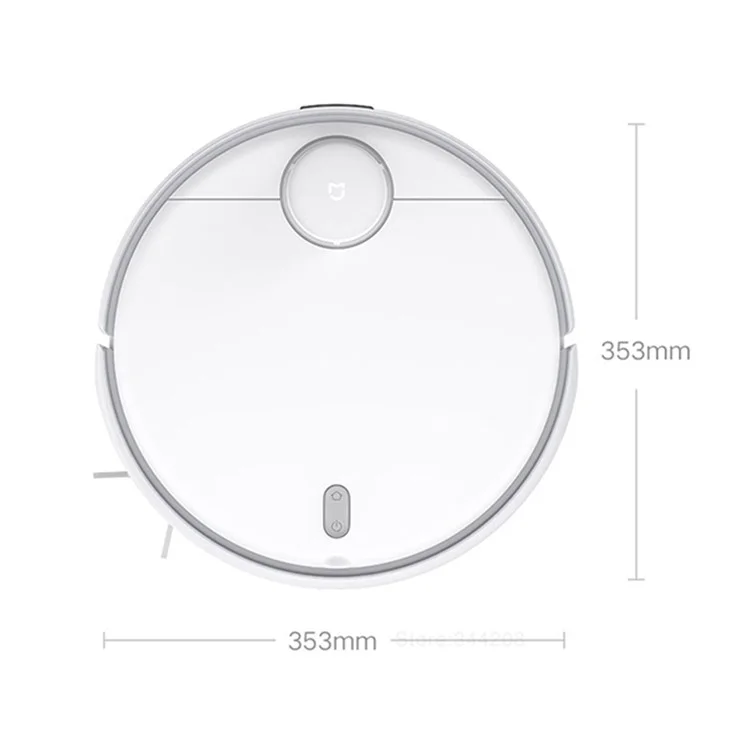 XIAOMI MIJIA MJSTIS Robot de barrido y fregado 3 LDS Navegación láser 4000Pa Aspiradora, enchufe CN