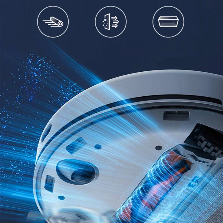 XIAOMI MIJIA MJSTIS Robot de barrido y fregado 3 LDS Navegación láser 4000Pa Aspiradora, enchufe CN