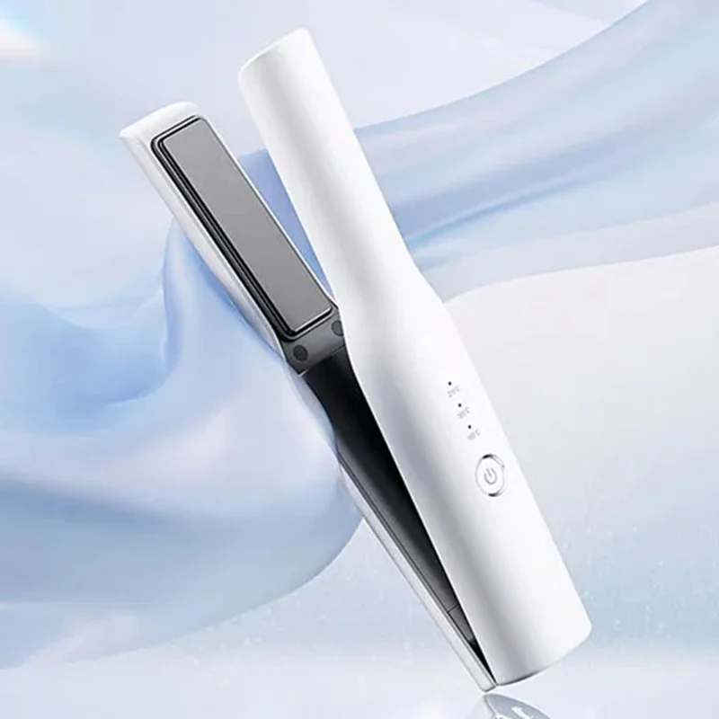 XIAOMI MIJIA MFZXQ02Z?M Cordless Flat Iron Hair Straightener and Curler Travel Hair Straightening Curling Iron