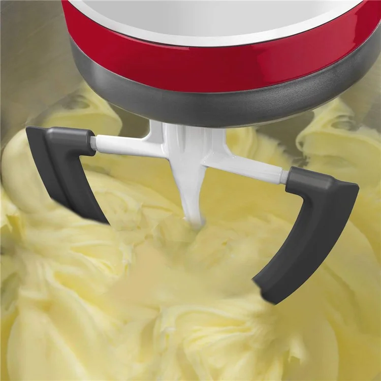 For Kitchenaid Stand Mixer 4.5 - 5QT Tilt Head Flat Beater Paddle Flexible Silicone Edge Bowl Scraper Paddle (BPA Free, No FDA)