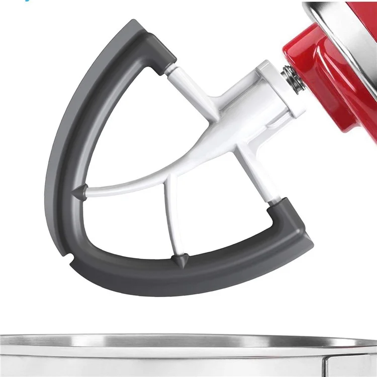 For Kitchenaid Stand Mixer 4.5 - 5QT Tilt Head Flat Beater Paddle Flexible Silicone Edge Bowl Scraper Paddle (BPA Free, No FDA)