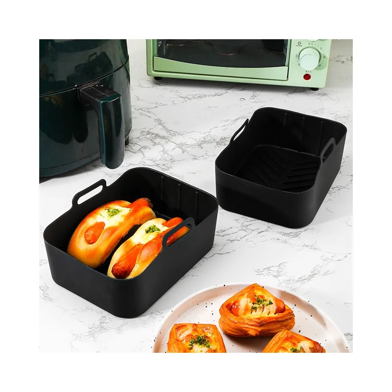 Für Ninja AF300 Heißluftfritteuse Silikonablage Grillrost Ölflasche Zange Muffin Becher Zubehör-Set (BPA-frei, FDA-zertifiziert)