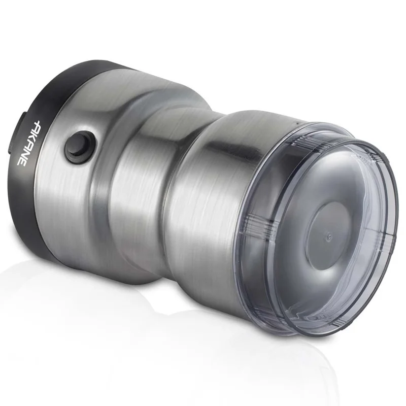 AKANE A.7113 300W Electric Coffee Bean Grinder 4-Blade Stainless Steel Multi-Purpose Dry Grinding Machine, EU Plug (BPA Free, No FDA)