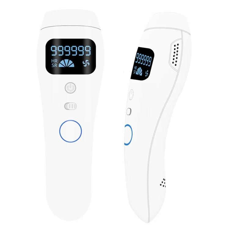 IPL Laser Hair Removal Device Electric Household Laser Hair Remover Auto Manual Dual Modes Adjustable with 5 Levels for Face Body - US Plug