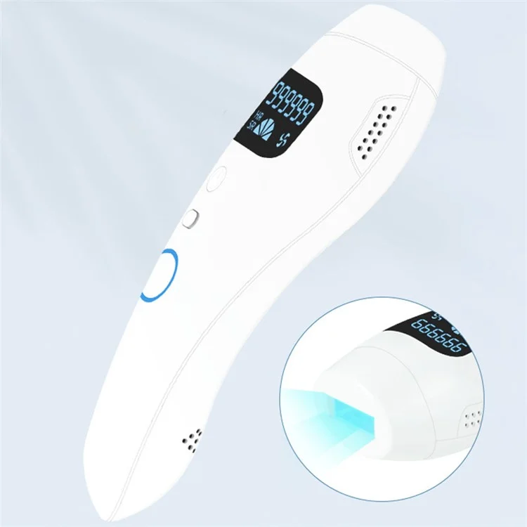 IPL Laser Hair Removal Device Electric Household Laser Hair Remover Auto Manual Dual Modes Adjustable with 5 Levels for Face Body - US Plug