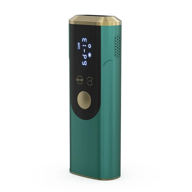 IPL Cabelo de Remoção de Cabelo Fotorejuvenation Ice Cool a Laser Removedor de Cabelo Com 8 Modos 9 Níveis de Intensidade Para Lábios, Face, Biquíni, Perna, Corpo - Verde / Plugue Nos Eua