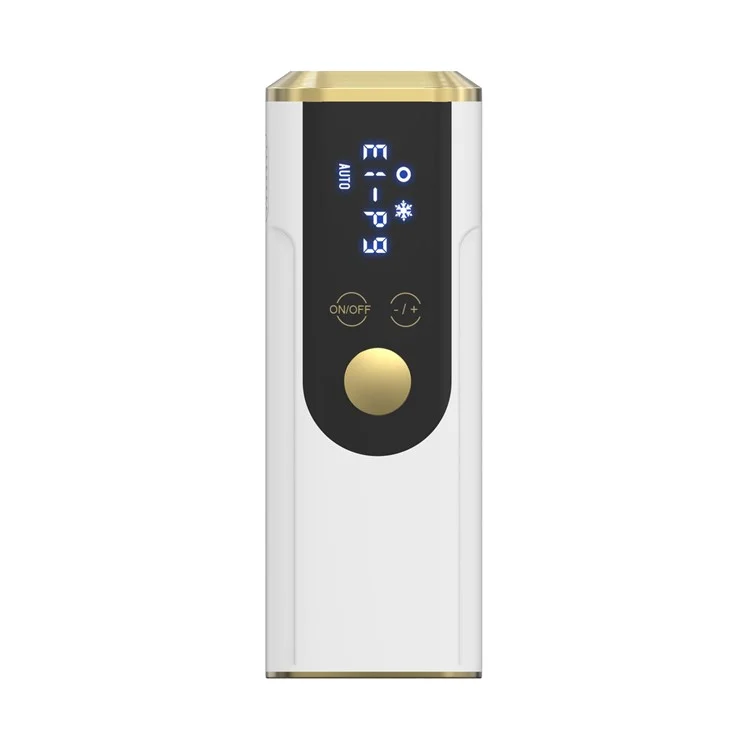 IPL Hair Removal Device Photorejuvenation Ice Cool Laser Hair Remover with 8 Modes 9 Intensity Levels for Lip, Face, Bikini, Leg, Body - White / US Plug