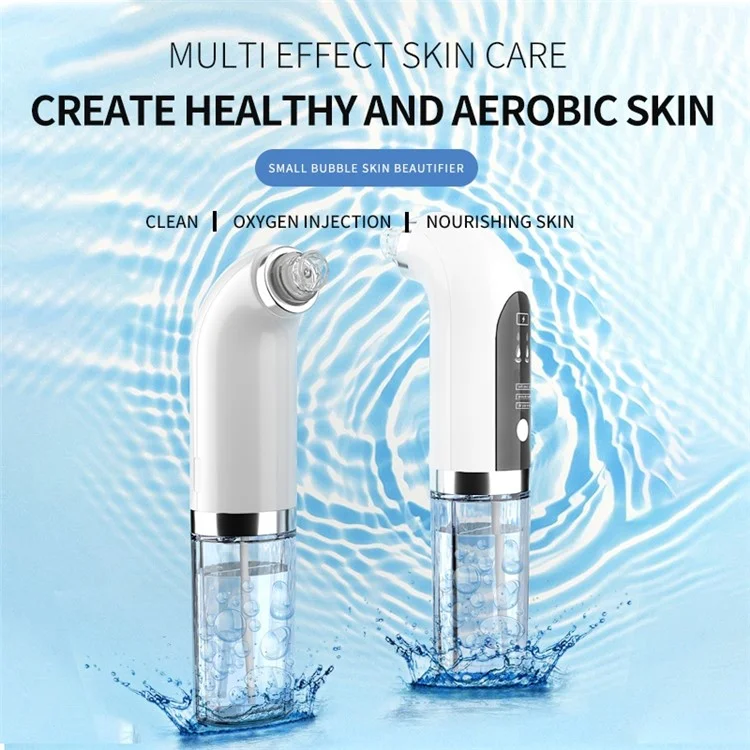 Pore Blackhead Rimodellamento Piccolo Bolle D'acqua Aspirazione Aspirazione Detergente Per il Viso Strumento di Estrattore di Whitehead Elettrico Per la Casa Attrezzatura di Bellezza