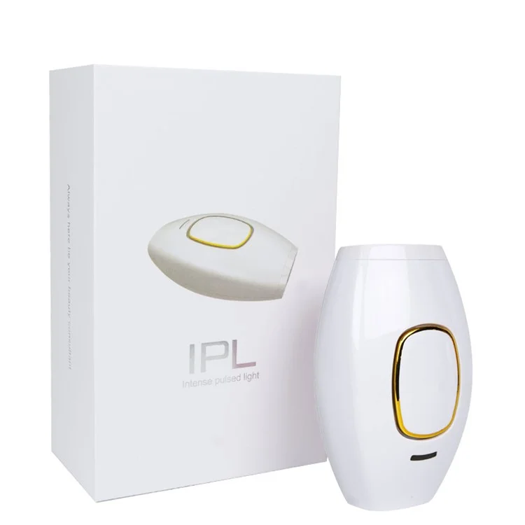 Photorejuvenation IPL Hair Removal Device Home Beauty Salon Using Facial Hair Remover - White / US Plug