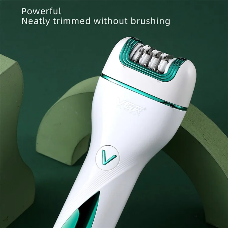 VGR V-728 3 in 1 Portable Electric Epilator Intelligent Digital Display Hair Removal Machine