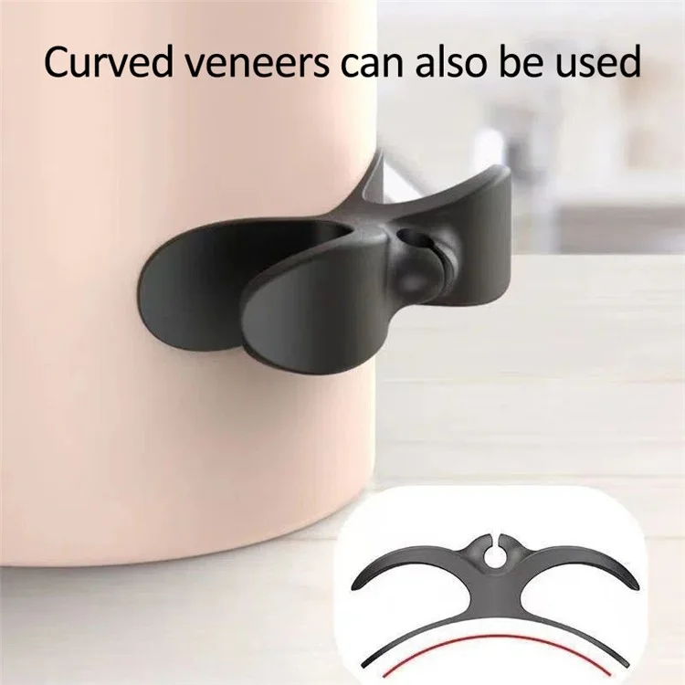 Wire Cable Organizer Tidy Management Clip Holder Adhesive Cord Storage Wrapper Winder for Kitchen Appliances - Black