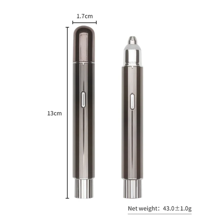 GT2011C USB Rechargeable Eyebrow Hair Remover Painless Eyebrow Trimmer Eyebrow Razor Tool  for Men and Women - Silver