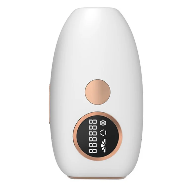 T27S IPL Hair Remover with Ice Cooling Function Whole Body Hair Remover ABS Resin Home Use Device - White / EU Plug