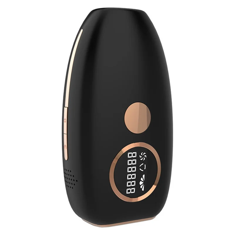 T27S IPL Hair Remover with Ice Cooling Function Whole Body Hair Remover ABS Resin Home Use Device Gift - Black / EU Plug