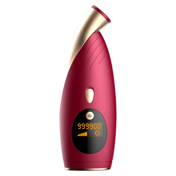 D26 IPL Hair Removal Device 5 Gears 999900 Flash Laser Epilator Bikini Trimmer - Wine Red / US Plug