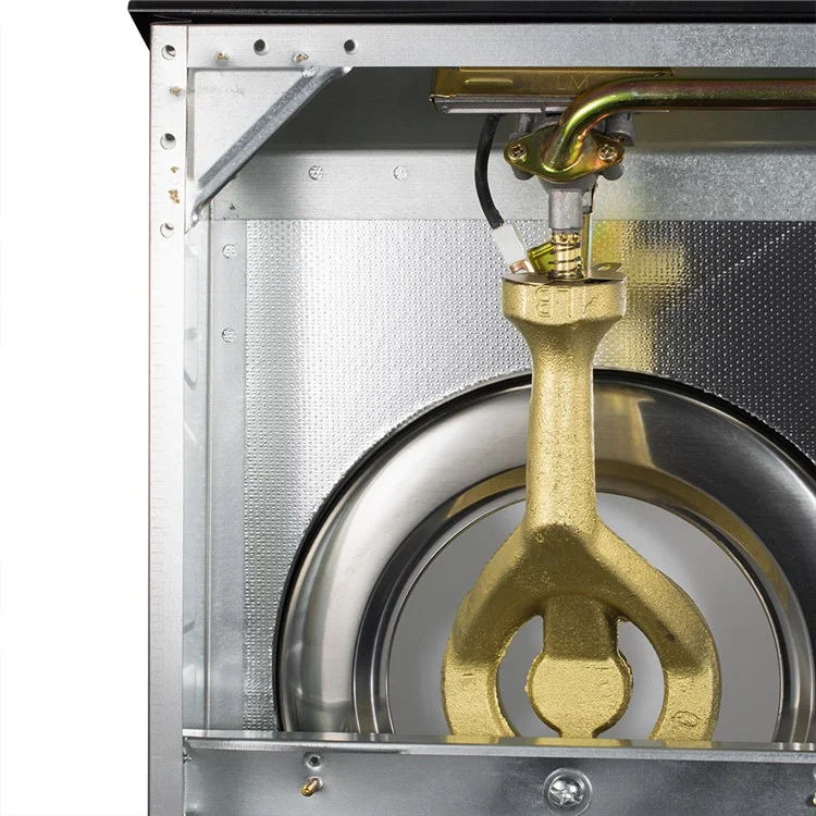 RAF R.8051 Fogão a Gás com Dois Queimadores, Fogão Doméstico de Cozinha com Placas Integradas