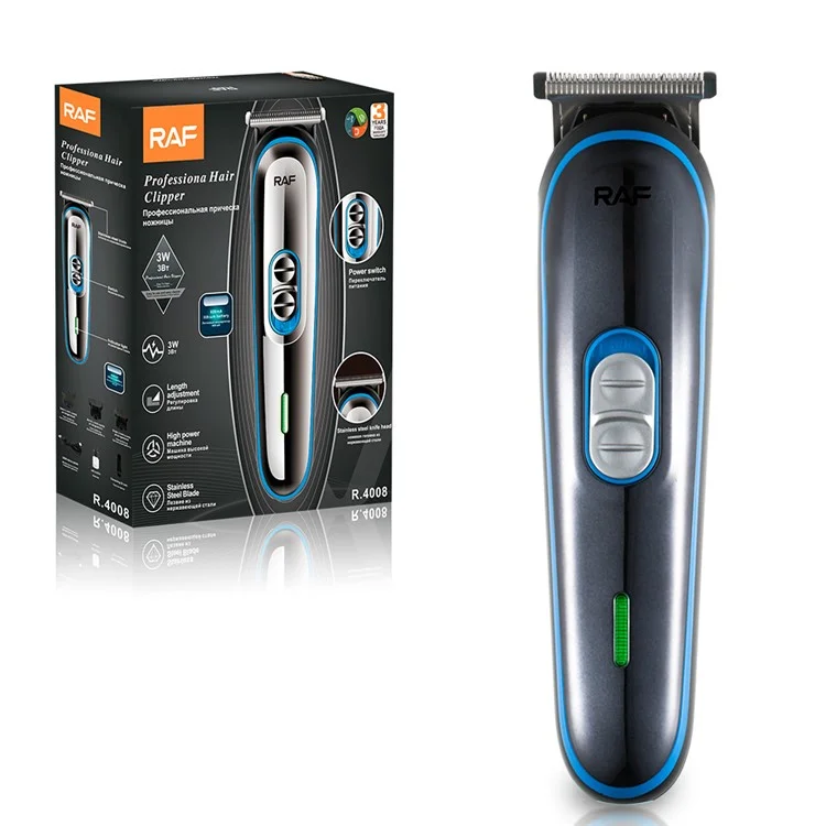 RAF R.4008 3W Recortadora de Pelo Eléctrica con 3 Peines Limitadores Recortadora de Cabello Profesional