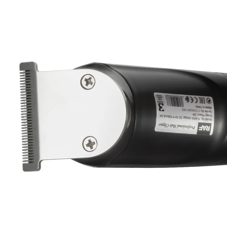 RAF R.4008 3W Recortadora de Pelo Eléctrica con 3 Peines Limitadores Recortadora de Cabello Profesional