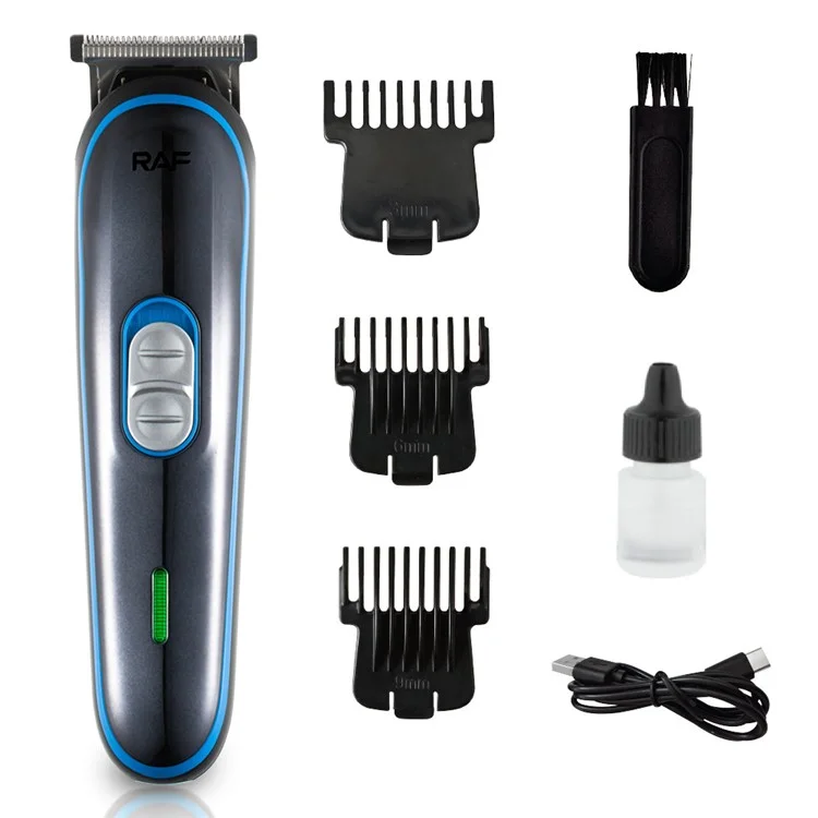 RAF R.4008 3W Recortadora de Pelo Eléctrica con 3 Peines Limitadores Recortadora de Cabello Profesional
