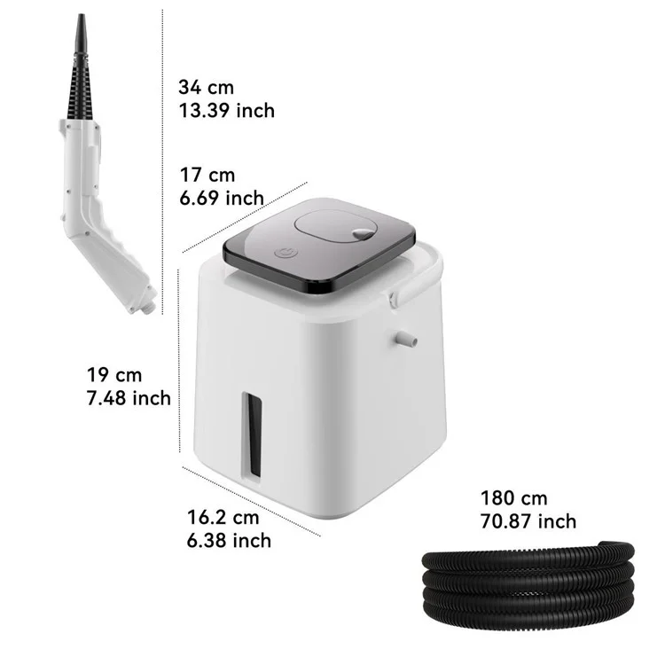 1500W High Pressure Handheld Steam Cleaner High Temperature Steam Cleaning Machine EU Plug