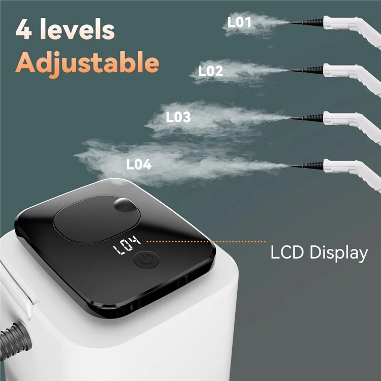 1500W High Pressure Handheld Steam Cleaner High Temperature Steam Cleaning Machine EU Plug